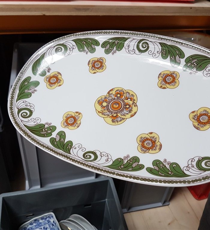 Platte oval klein "Vintage"