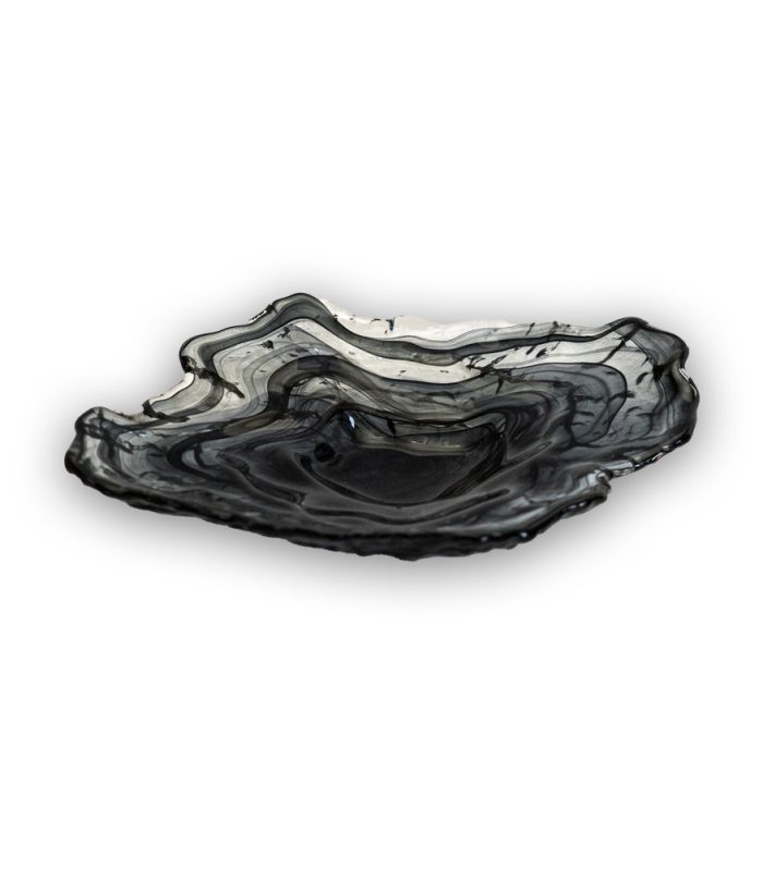 Bowl klein 22,5 x 17 x 4,5 cm "Auster black"
