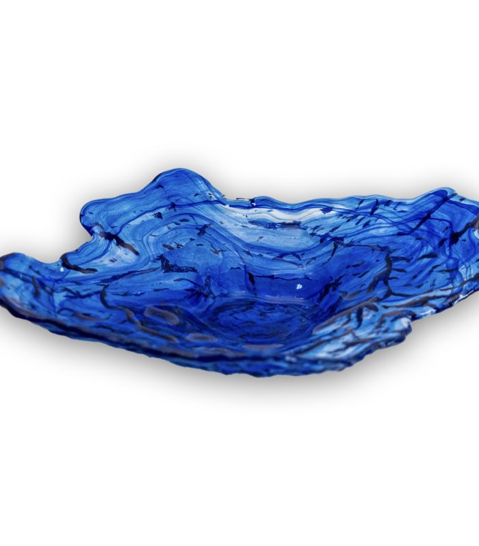 Bowl mittel 38 x 29 x 7 cm "Auster blue"