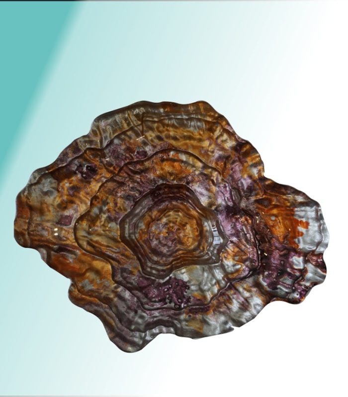 Bowl mittel 38 x 29 x 7 cm "Auster rose"