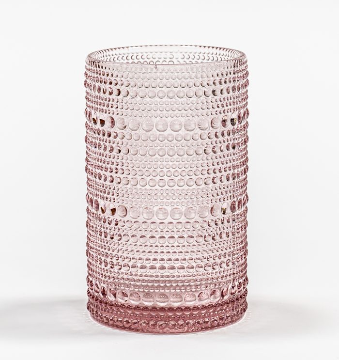 Longdrinkglas rosa "Jupiter"