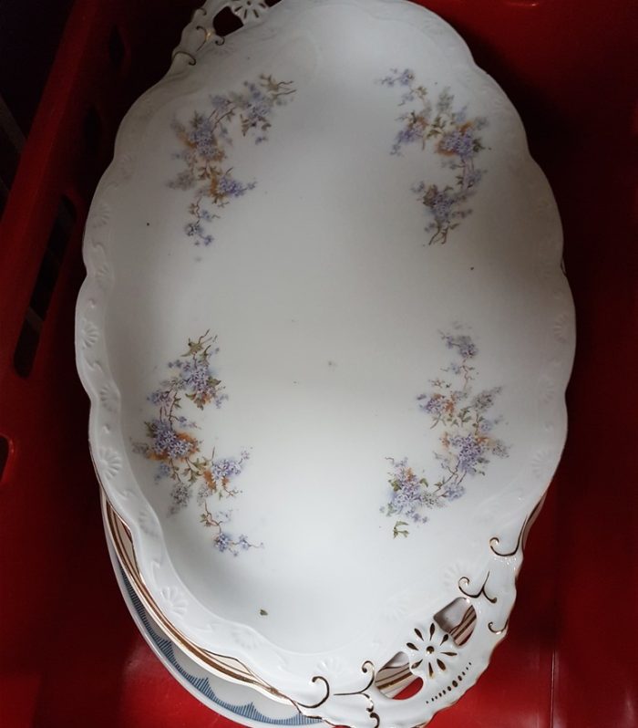 Platte oval groß "Vintage"