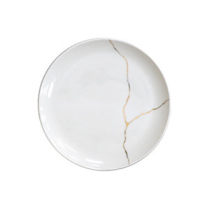 Teller flach 21 cm "Pearl Kintsugi"