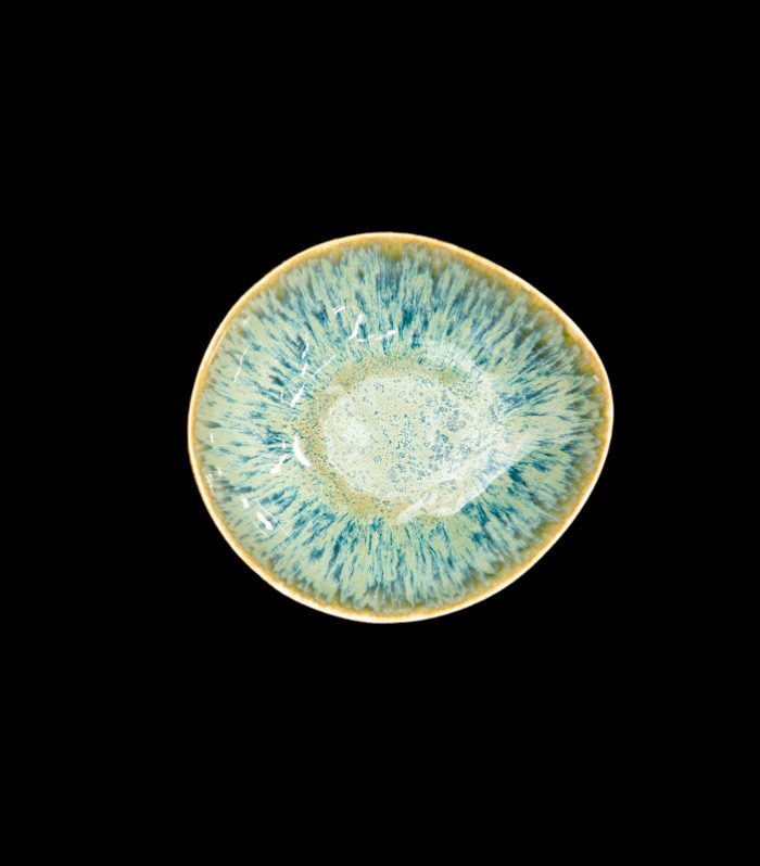 Salatschale flach 19,5 cm "a la maison grün"