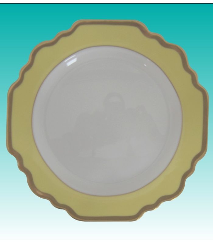 Teller flach 27cm "Sunflower dunkelgelb"