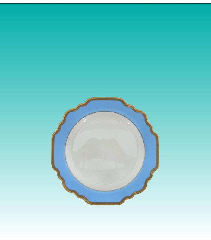 Teller flach 16cm "Sunflower hellblau"