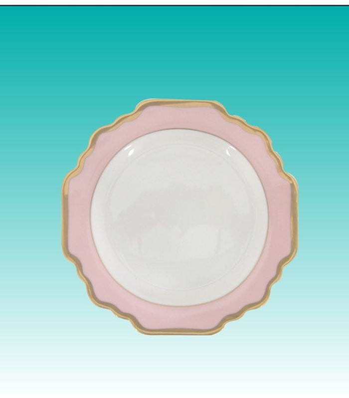 Teller flach 21cm "Sunflower hellrosa"