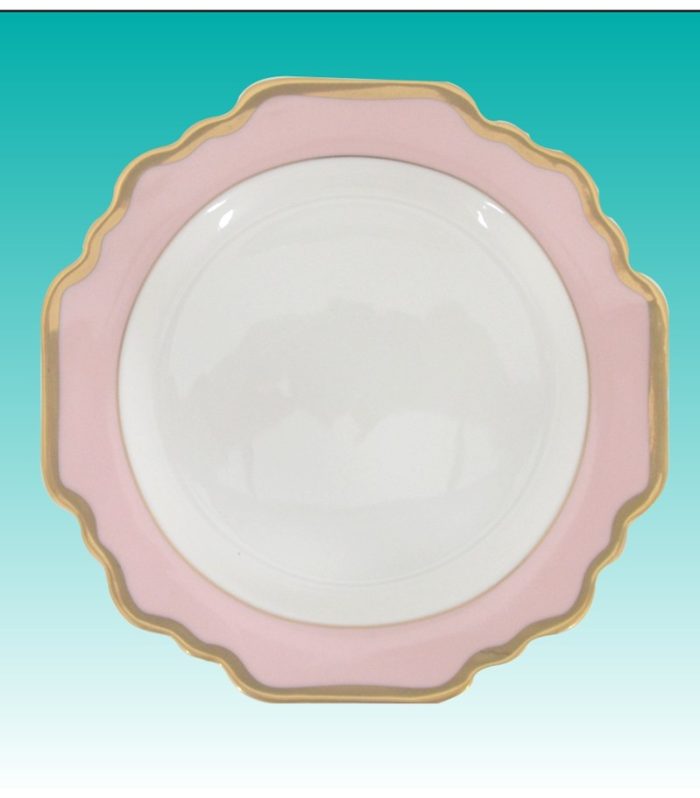 Teller flach 27cm "Sunflower hellrosa"