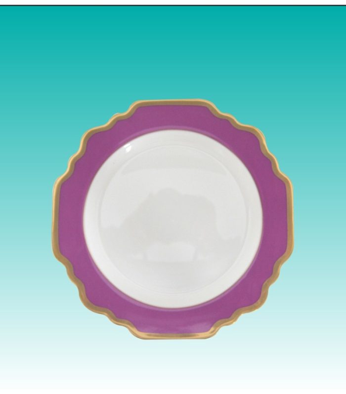 Teller flach 21cm "Sunflower lila"