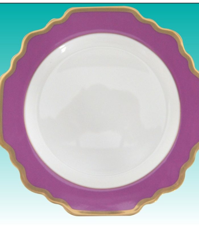 Teller flach 32cm "Sunflower lila"