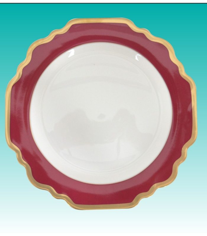 Teller flach 27cm "Sunflower rot"