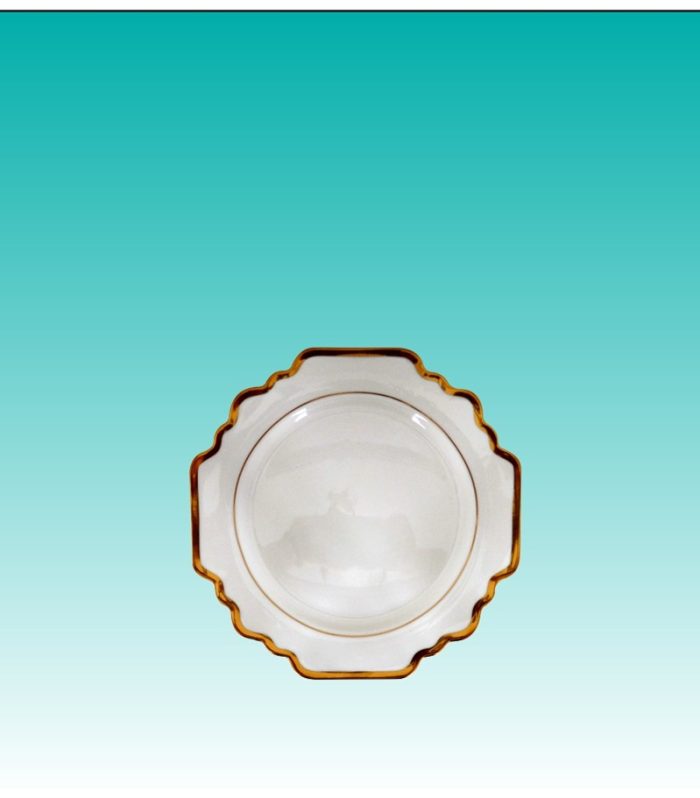 Teller flach 16cm "Sunflower weiß"