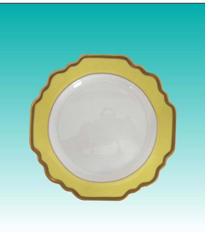 Teller flach 21cm "Sunflower zitronengelb"