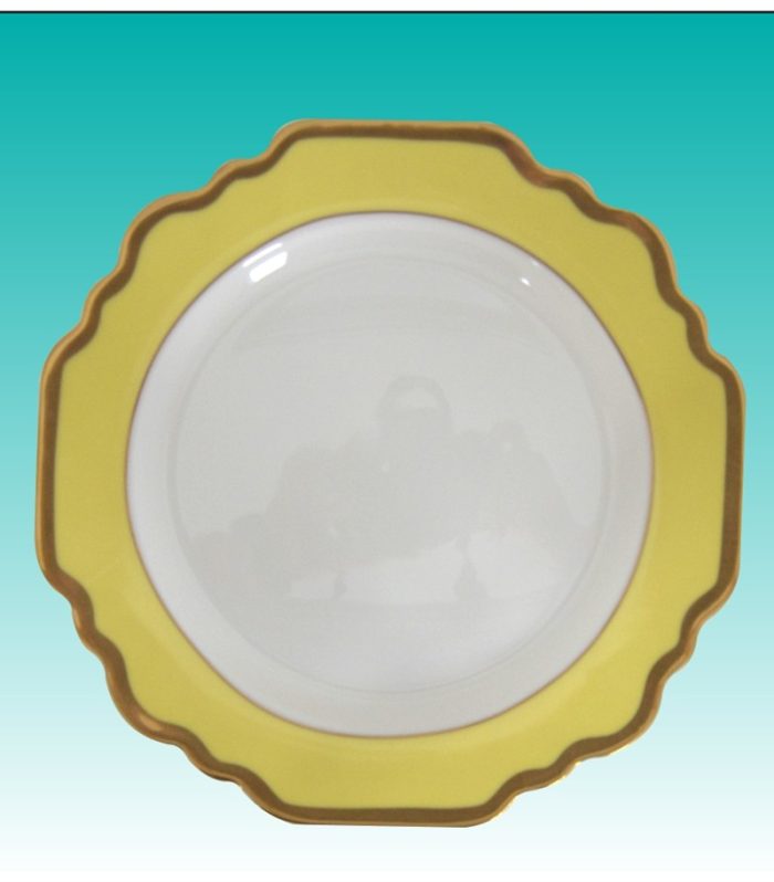 Teller flach 27cm "Sunflower zitronengelb"