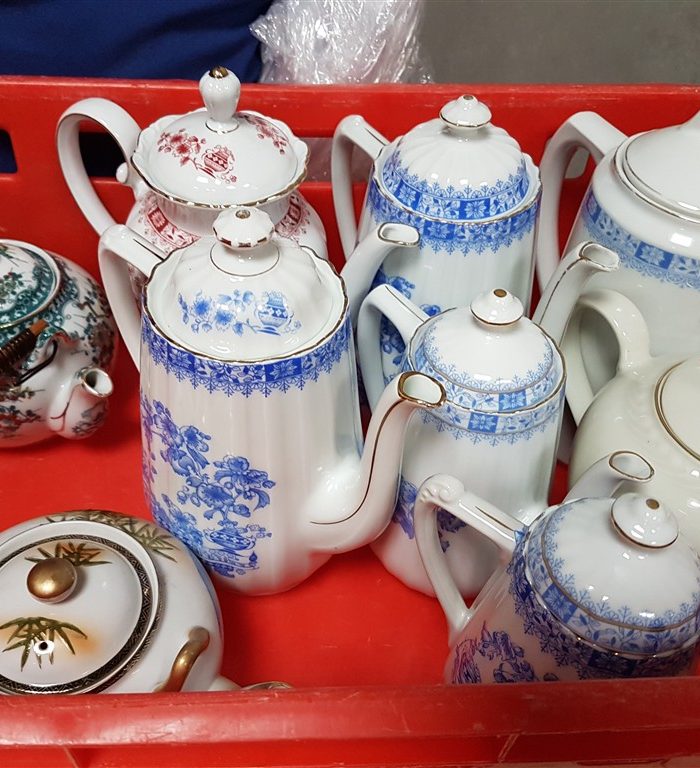 Kaffeekanne/Teekanne mit Deckel "Vintage"