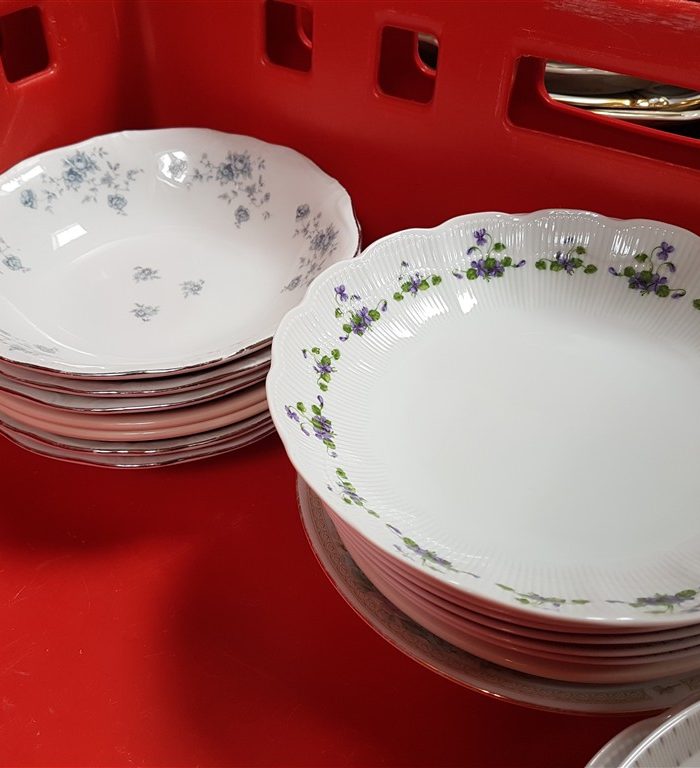 Teller leicht tief rund klein"Vintage"