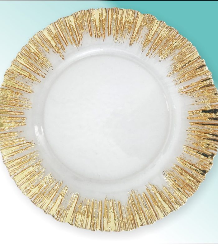 Platzteller 33,5cm "Aura gold"
