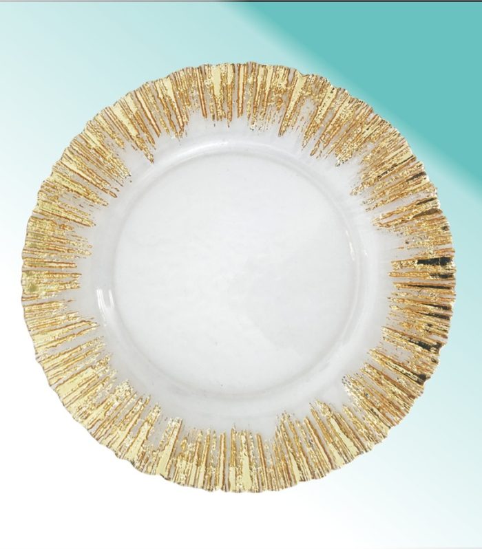 Speiseteller 28cm "Aura gold"