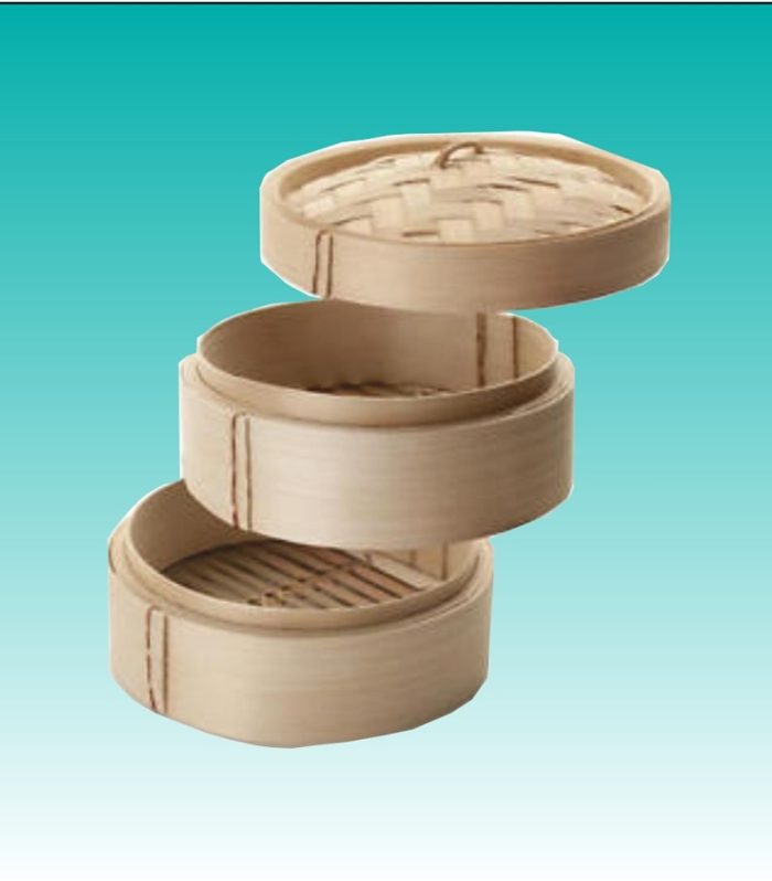 Dim Sum Bambus Dämpfer 2 teilig incl. Deckel