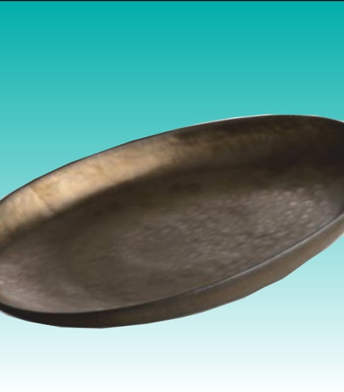 Platte oval 39 x 22 cm"Claro gold"