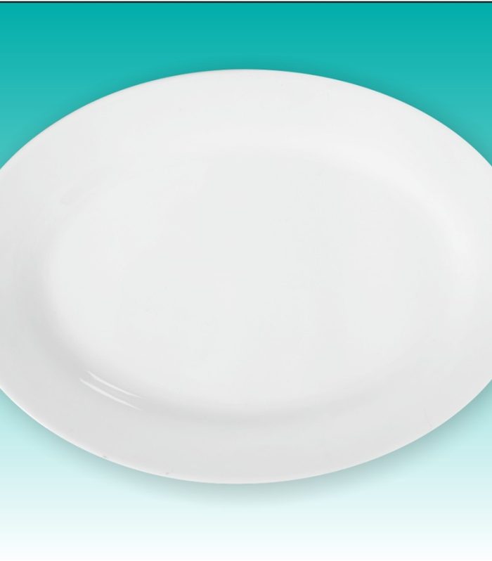 Speiseplatte oval 35,5cm "Yong" /Buffetplatte oval 35,5cm "Crossover"