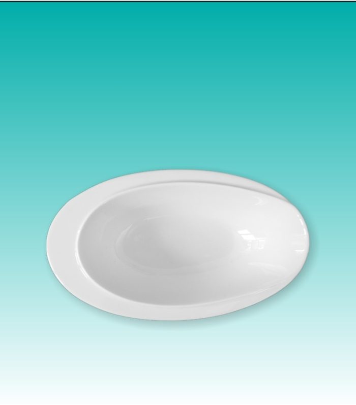 Platte oval flach 20cm  "Yong" /Platte oval flach 20 cm "Crossover"