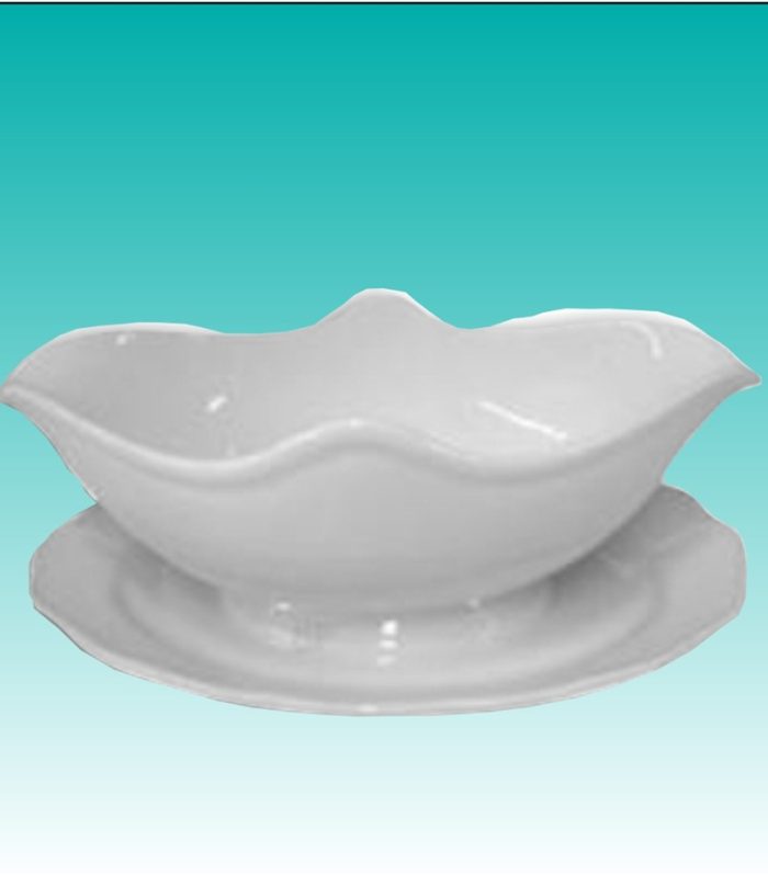 Sauciere mit Teller 0,25 l