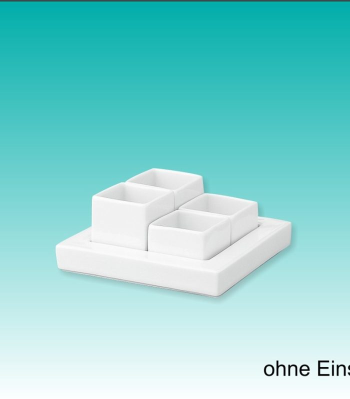 Menage quadratisch ohne Einsätze "Limitless"