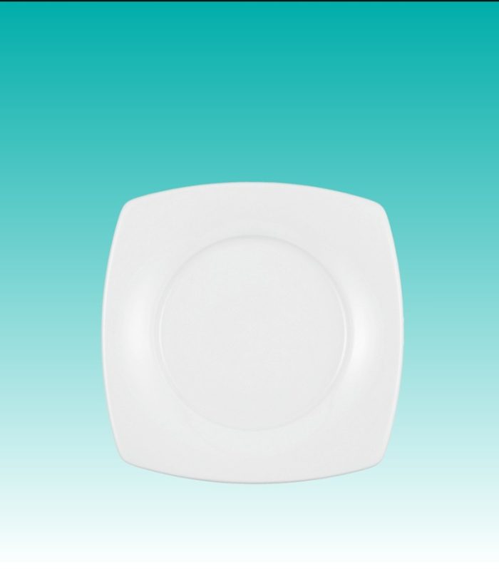 Teller flach eckig 17cm "Savoy"
