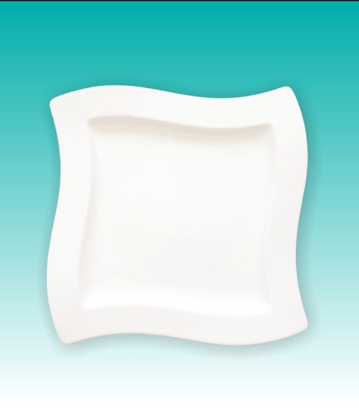 Speiseteller 27cm x 27cm "Wave"