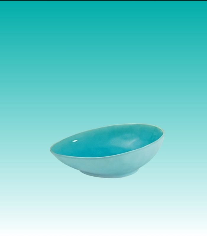Schale flach 16 cm "a la maison türkis"