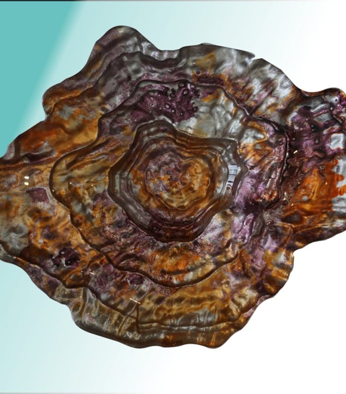 Bowl groß  46 x 34,5 x 9,5 cm "Auster rose"