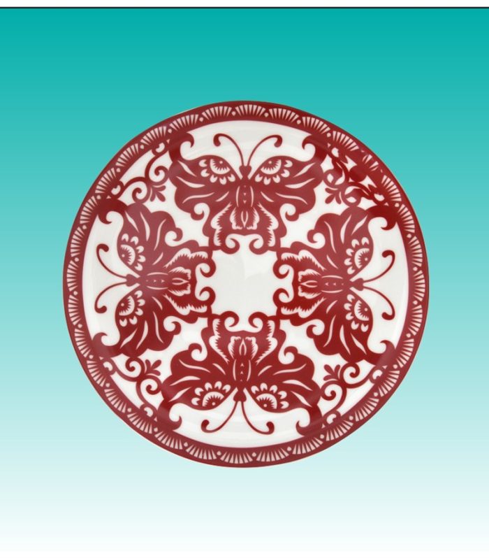 Teller flach 21 cm "Papercut"